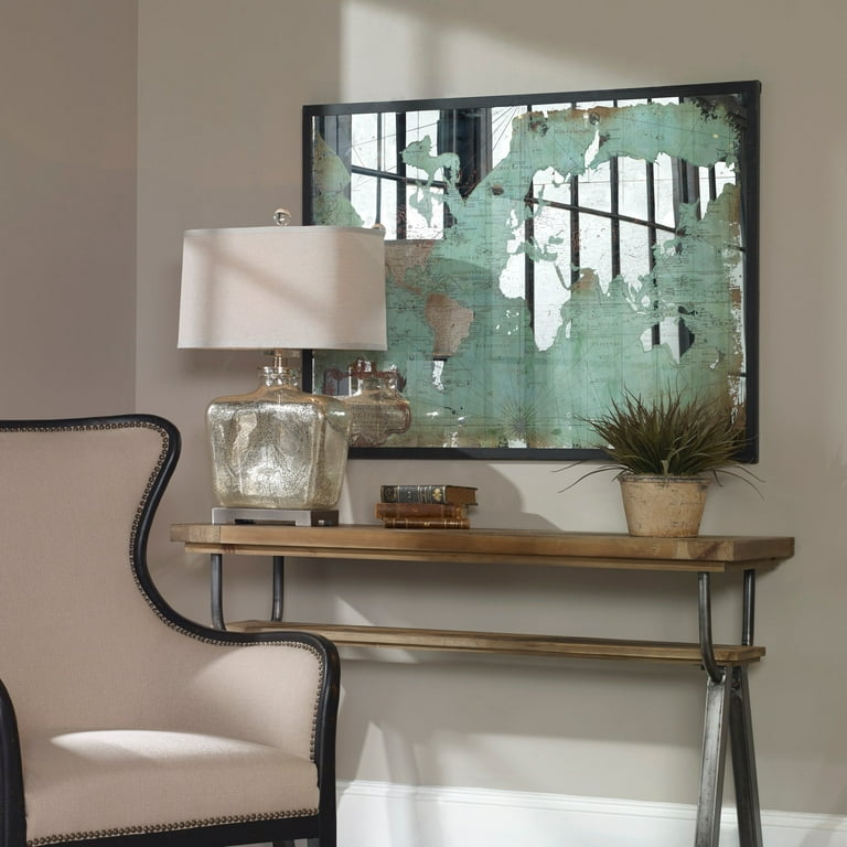 Uttermost 30400 Mirrored World Map 33