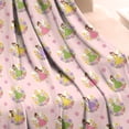 thumbnail image 3 of Floral Fairy Princess Pattern Blanket,Comfortable Soft Flannel Throw Blanket,All Season,Warm Lightweight Blankets for Sofa Bed Couch Living Room Chair,50"x60", 3 of 4