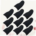 thumbnail image 3 of FONWILYO 10 Pcs Manchon de Doigt pour Jeu Mobile Noir Nylon Réduction de Friction, 3 of 7