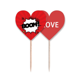 thumbnail image 1 of Palillos de dientes bandera etiqueta de amor selección de pastelitos, 1 of 4