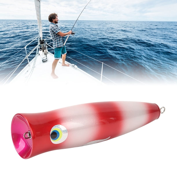 Señuelos de Pesca Topwater Señuelos GT Popper Señuelos Popper de Agua Salada Señuelos de Pesca Flotantes Señuelos Popper de Atún 20cm 185g ANGGREK Otros