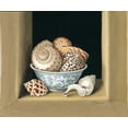 thumbnail image 2 of Baron, Jenny 14x12 Gold Ornate Wood Framed with Double Matting Museum Art Print Titled - Shells in Bowls I, 2 of 4
