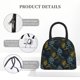 thumbnail image 4 of Easygdp Sunflowers Bolsa de Almuerzo Insulada Grande, Forro de Aluminio, Diseño Espacioso, a Prueba de Fugas, Ideal para Trabajo, Picnics, Viajes y Actividades al Aire Libre, 4 of 6