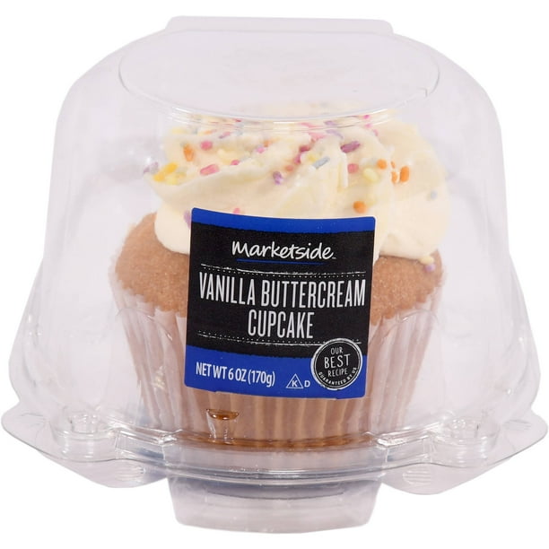 Marketside Vanilla Buttercream Cupcake 6 Oz Walmart Com Walmart Com