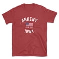 thumbnail image 1 of Ankeny Iowa Patriot Men's Cotton T-Shirt, 1 of 1