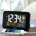 thumbnail image 7 of La Crosse Technology Color LED Alarm Clock with USB charging port, Black, 617-1485B, 7 of 7