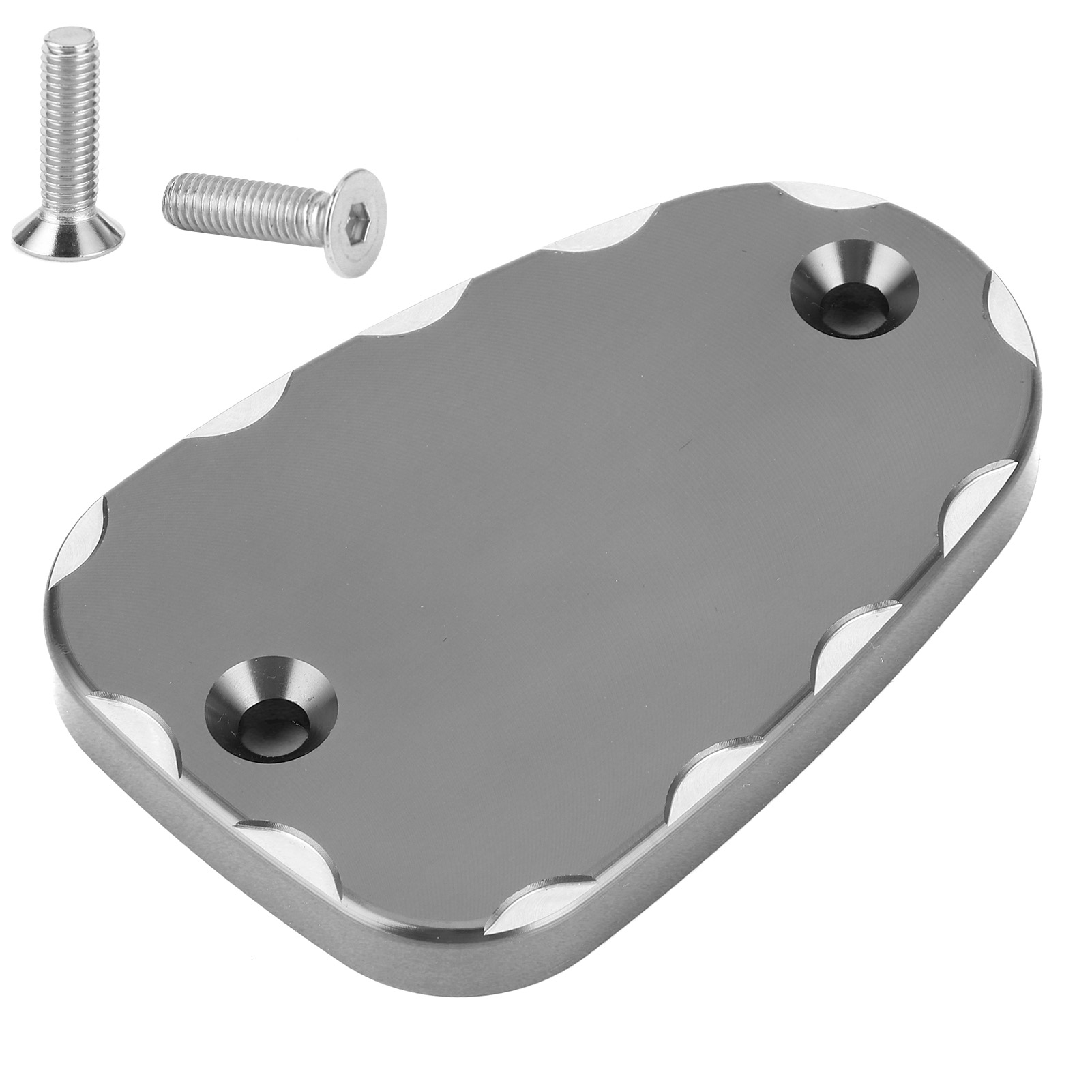 Front Brake Upper Fluid Reservoir Cap Cover Aluminum Alloy Fit for