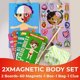 thumbnail image 2 of Rompecabezas magnéticos QUOKKA Montessori para niños de 3 a 5 años con cuerpo humano, 2 of 8
