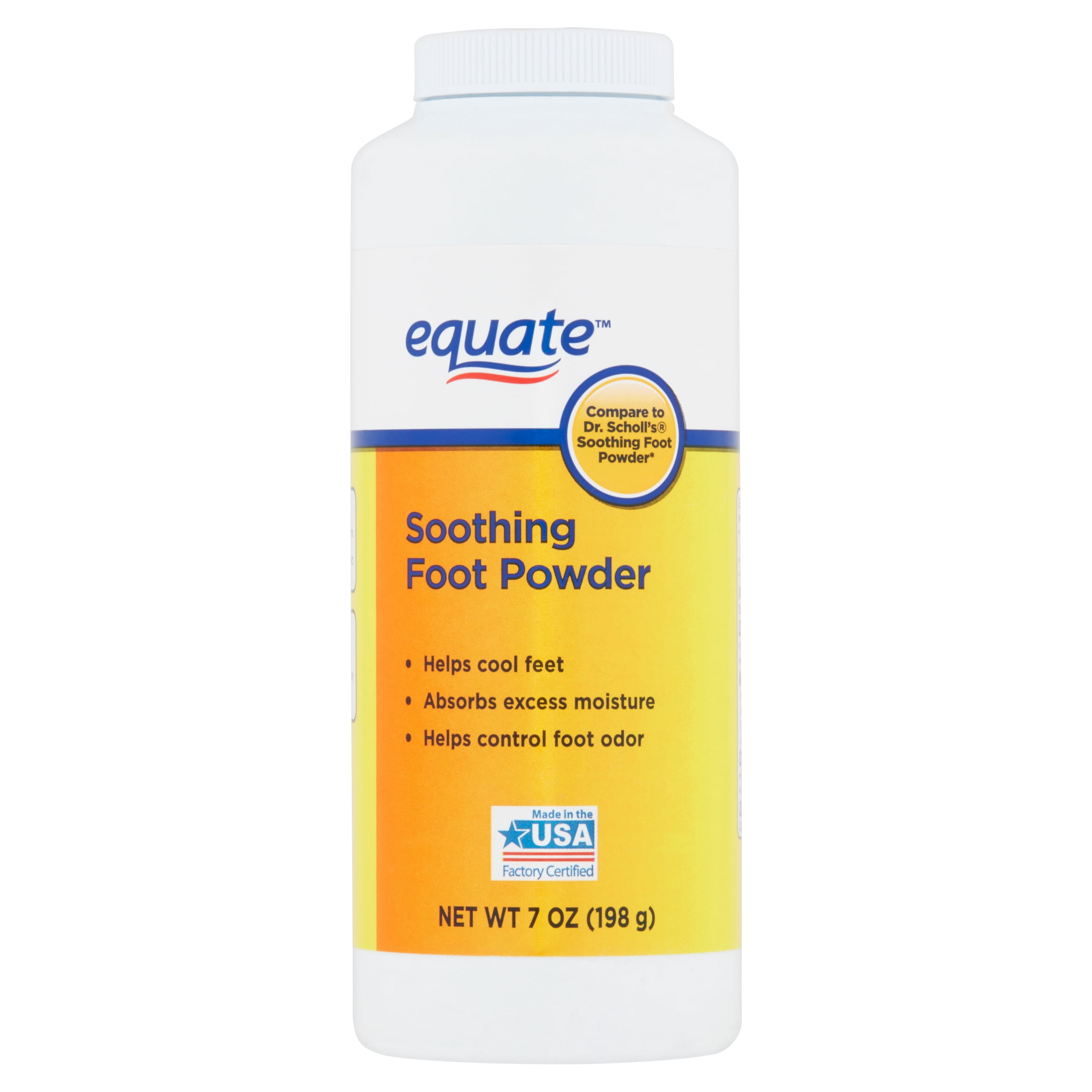 Equate Soothing Foot Powder, 7 oz