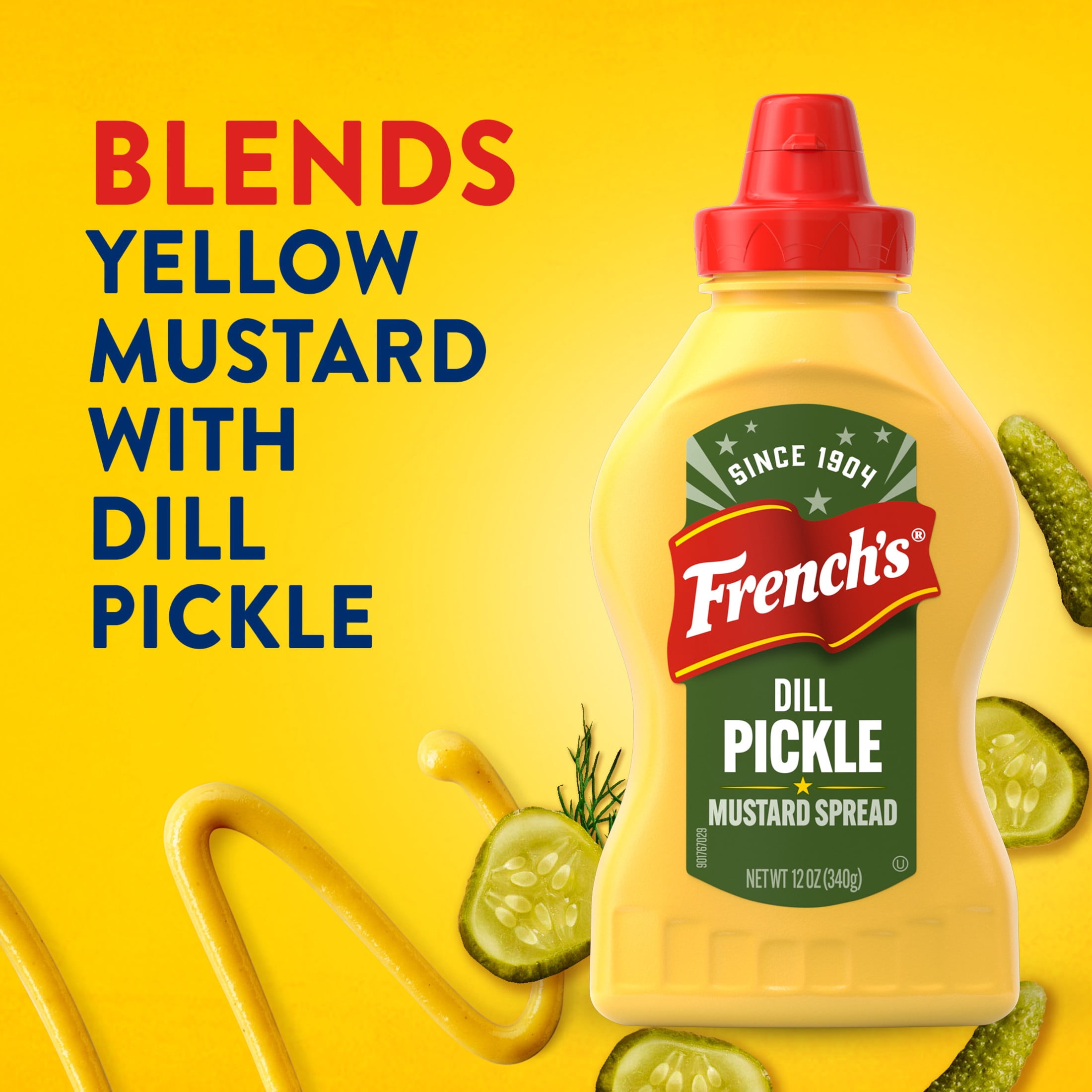 French's Dill Pickle Mustard, 12.0 oz