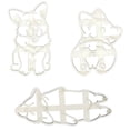 thumbnail image 2 of Juego de 3 Moldes de Plástico Jadeshay para Galletas con Forma de Perro Corgi, 2 of 9