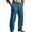 Dark Blue, variant on Axiiglly Mens Casual Pants Elastic Waist Soft Long Pants Zipper Lightweight Wide Leg Pants Loose Baggy Beach Pant with Pockets XXL