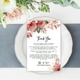 thumbnail image 2 of Koyal Wholesale Boho Floral Wedding Thank You Place Setting Cards for Table Reception, Dinner Plates, 56-Pack, 2 of 5