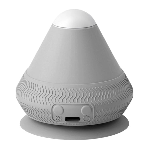 Bola de masaje vibratoria con base de succión, herramienta de masaje para pies, muslos y pies. gris