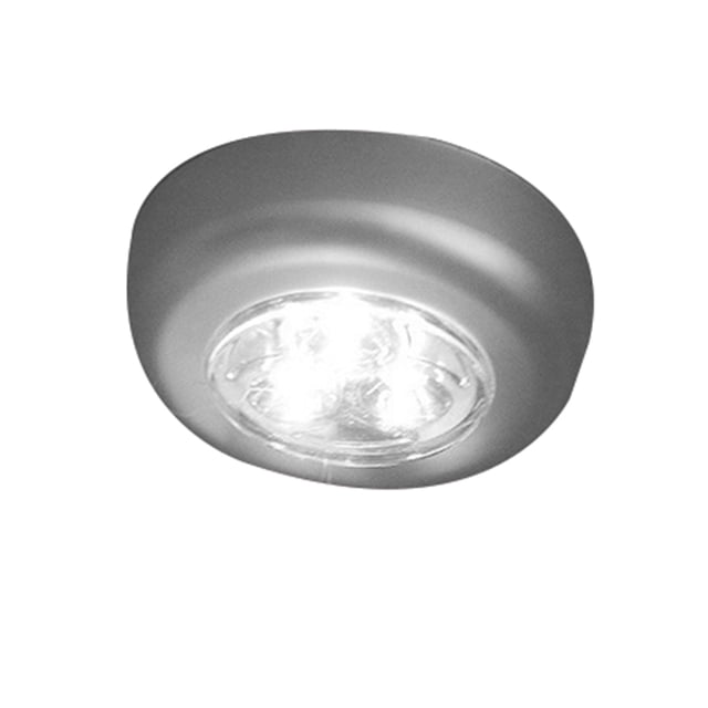 Sidaley 3 LED alimentado por de luz nocturna inalámbrica Stick Touch Push Security Closet Gabinete Coche Cocina Lámpara de pared Bombillas para automóviles PC 1