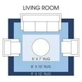 thumbnail image 5 of Home Dynamix Tribeca Slade Tapis Moderne, Abstrait Bleu 6'7"x9'10", 5 of 5
