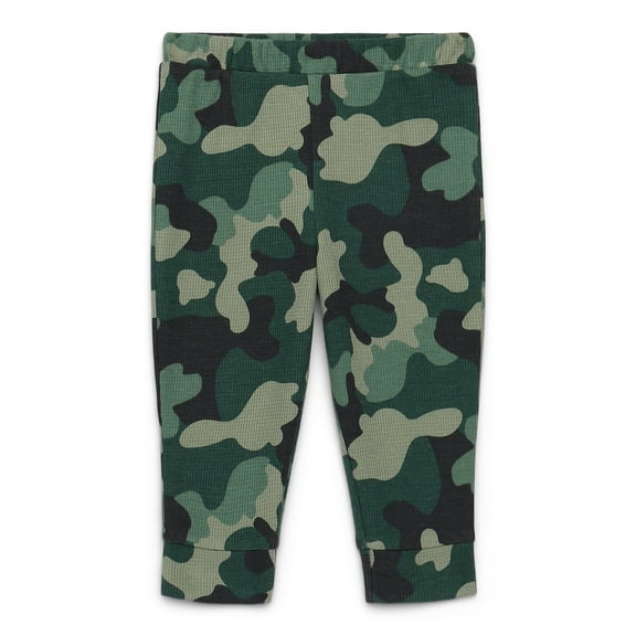 Garanimals Baby Boy Thermal Jogger Pants, Sizes 0M-24M
