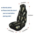 thumbnail image 4 of Vsdgher Jellyfish Automotive Seat Covers for Cars Trucks and SUVs – Car Seat Covers for Truck Seat Protectors Set of 2, 4 of 7