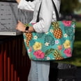 thumbnail image 4 of Wukai Pineapple Print Zipper Bag,large Beach Tote Bag,Waterproof Sandproof Bag,Grocery and Picnic Tote Travel Bag, 4 of 5