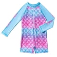 thumbnail image 5 of Shadoumai Girls Swimsuit One Piece Size 12-14 Cute Bow Tankini with Shorts Lightweight Contrast Color Girls Bathing Suit Modest Swimwear Spaghetti Strap, 5 of 5