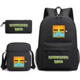 thumbnail image 1 of Lightning Pet Backpack Three Piece Set, Backpack Student Schoolbag, 1 of 3