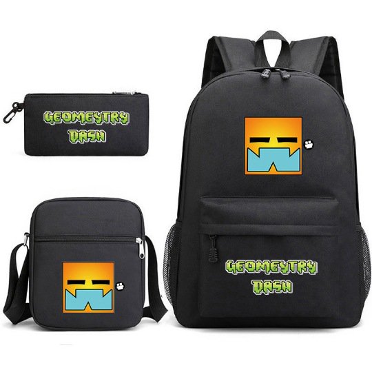 Lightning Pet Backpack Three Piece Set, Backpack Student Schoolbag
