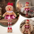 thumbnail image 4 of Dalxymotic Christmas Gingerbread Ornaments, Decorative Wooden Bead Figurines, European Toy Decorations, Christmas Decorations Indoor Outdoor Winter Decor for Home, Mantel, Shelf, 4 of 7