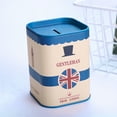 thumbnail image 4 of Tibvox Cute Piggy Bank Metal Square London Gentleman Tinplate Money Saving for Case for Adults Kids Girls Boys Jewelry Box Stor, 4 of 9
