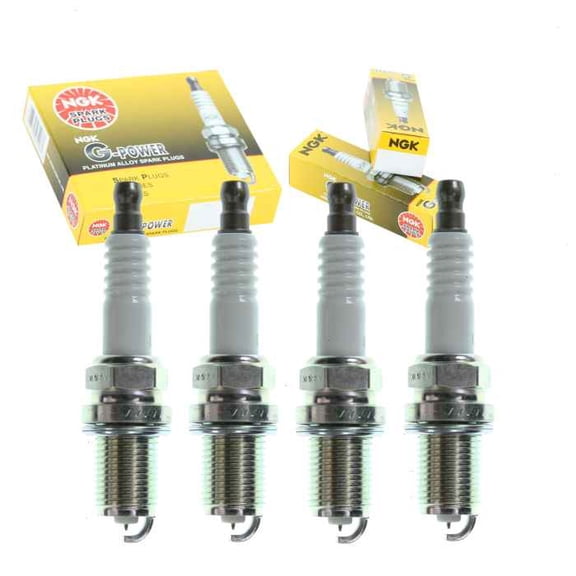 4 pc NGK G-Power Spark Plugs compatible with Dodge Stratus 2.4L L4 2001-2005