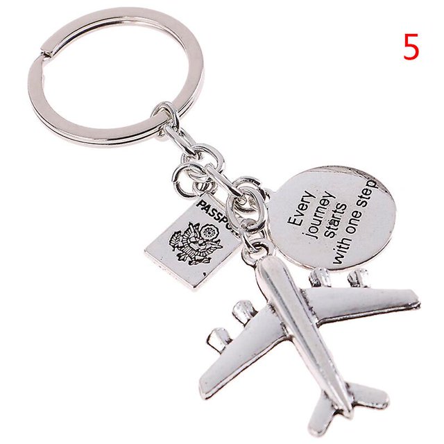 Keychains No Matter Where Pendant Travel Keyring Handmade Gift For Traveler