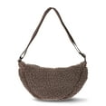 thumbnail image 2 of No Boundaries Women's Hands Free Hobo Bag Dark Brown, 2 of 5