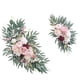 thumbnail image 5 of 2x Flores de arco de boda Flor de rosa artificial Swag Decoración del hogar Flores de seda rústicas Arco de boda Corona de rosas para ventana de silla, 5 of 9