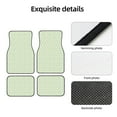 thumbnail image 4 of Naloa Bamboo 1 Car Foot Mat Set of 4 Pieces - Universal Floor Liner Neoprene Full Set Floor Mats for Cars Trucks SUV, 4 of 7