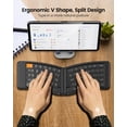 thumbnail image 2 of Combo de teclado y ratón plegable ProtoArc XKM03 Bluetooth, 2 of 9