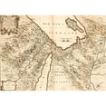 thumbnail image 2 of Vintage Maps 14x11 Black Modern Framed Museum Art Print Titled - Deserts of Egypt, 2 of 4
