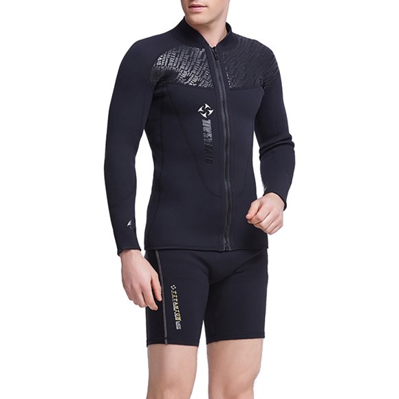Traje masculino Simple Professional Profesional Largo Corta Ropa de buceo confiable Ropa de natación a prueba de frío Hombres Traje mojado para la piscina de la playa vistiendo m Scienceny OD003696-02