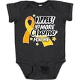 thumbnail image 3 of Inktastic Chilhood Cancer Awareness Yippee No More Chemo for Me Boys or Girls Baby Bodysuit, 3 of 5