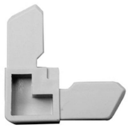 - Prime-Line Square Screen Frame Corner 3/8 in. W x 6 in. L Gray Plastic 1 pk