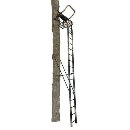 UPC: 0813094022939 | Muddy The Skybox Deluxe 20 Foot 1 Person Hunting Deer Ladder Tree Stand  Black