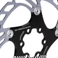thumbnail image 4 of Bike Floating Disc Simple Installation Bicycle Brake Disc, Mountain Bike Brake Disc, High Hardness for Road Bike Parts Mountain Bike Cycling Accessory black+silver,red+silver, 4 of 7