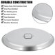thumbnail image 5 of Yeshouse Cubierta para fogata individual, redonda de acero inoxidable con asa, compatible con fogatas empotradas, para uso en exteriores, patios y camping, 5 of 7
