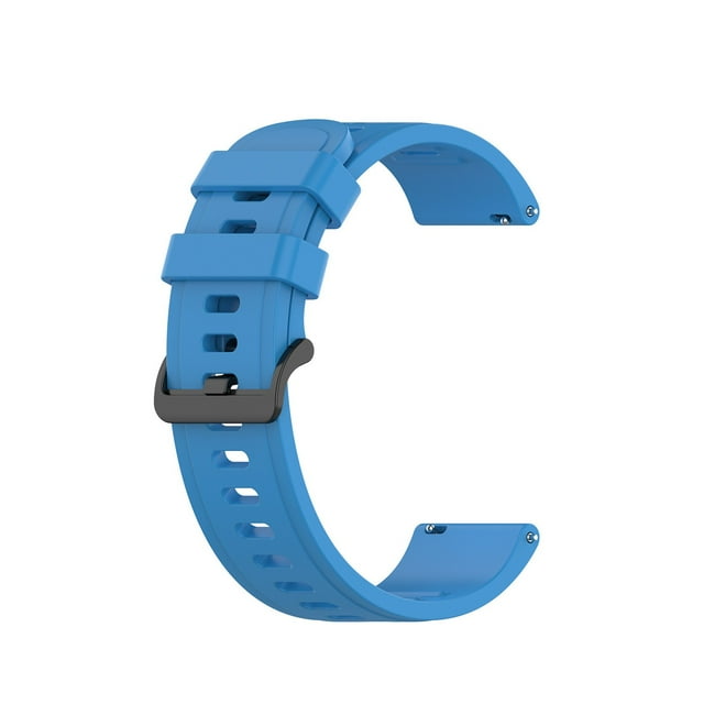 20mm Solid Color Silicone Sports Sweat Proof Correa de reloj con diseño de moda y fácil reemplazo