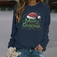 thumbnail image 2 of Christmas Women's Sweatshirts Casual Xmas Graphic Tops Crewneck Sweatshirt Trendy Long Sleeve Holiday Christmas Printed Blouses Pullover, 2 of 4
