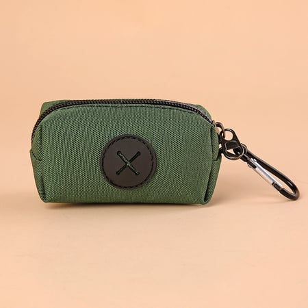Portable Dog Waste Bag Holder with a Zippered Dispenser Perfect for Walking Or Running with Your Pet (Available in Rose Red Green And Black)
