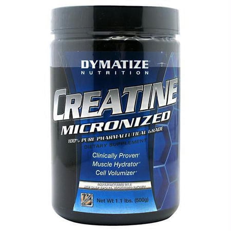 Dymatize Creatine Micronized, Unflavored, 5g Creatine Monohydrate/Serving, 1.1 Lb
