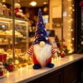 thumbnail image 4 of Nkmbld 4th of July Patriotic Gnomes Decorations Handmade Plush Gnomes Table Decorations Farmhouse Tiered Tray Decorations for Kitchen Desk Table Shelf Decor, 4 of 8