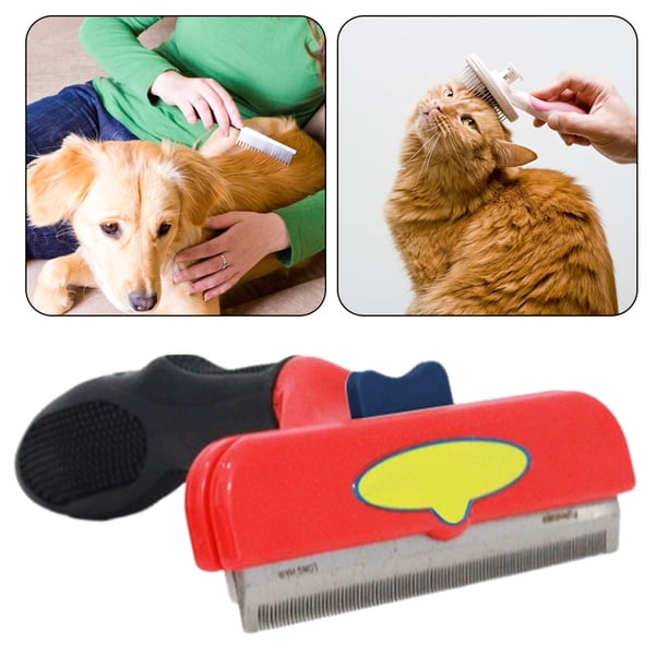 Peine para Caballos para Y Gatos Elimina Nudos Elimina El Pelo Flotante Peine Americano para Depilación Tres Generaciones Autolimpiable Vendido Transfronterizo (pelo Corto para Gigantes)