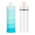 thumbnail image 1 of GROWTH TANK 2 Pieces Protein Powder Containers Milk Powder Container for Office Exercise White and Blue, 1 of 9