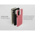 thumbnail image 4 of Vertical Pink & Red Striped Tough Phone Case – Retro Aesthetic Protective Cover for iPhone 16/15/14/13/12/11 Pro Max, Samsung Galaxy S25/S24/S52, 4 of 5