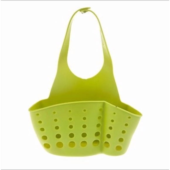 Typpkmm Kitchen Sink Holder with Hanging Drain Basket Adjustable